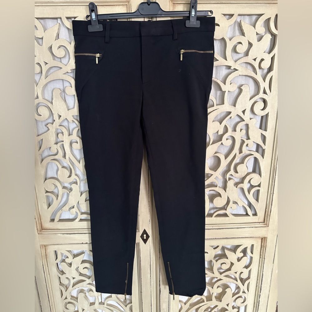 Zara Slim Black Cigarette Pants Size Medium